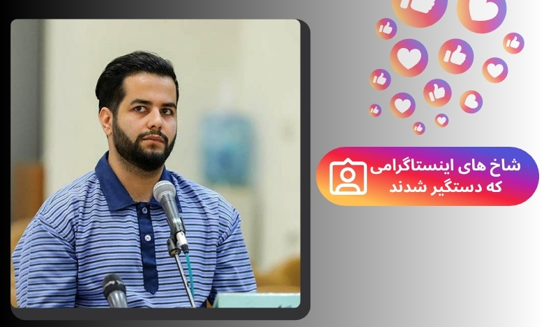 شاخ های اینستاگرامی که دستگیر شدند